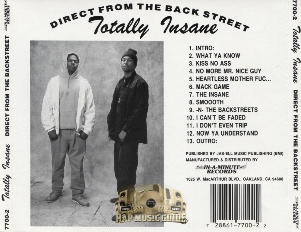 Totally Insane – Direct From og盤 Totally Insane - Direct From The Backstreets [full lp] - YouTube